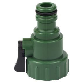 Кран запірний Grad в/р 3/4" з адаптером на конектор 1/2" (ABS) (5016985)