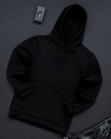 Худи зима чёрный S XL | Зображення 2