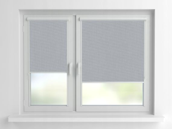 Рулонна штора Rolets Мадрид 2-863-350 35x170 см закритого типу Сіра | Зображення 1