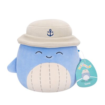 М&apos;яка іграшка Squishmallows Синій кит Самір у панамі 19 см (SQCR06593) | Зображення 6