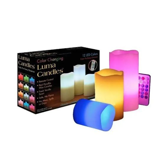 Світлодіодні свічки з пультом керування Luma Candles Люма Кендлес (electronic candle) | Зображення 2