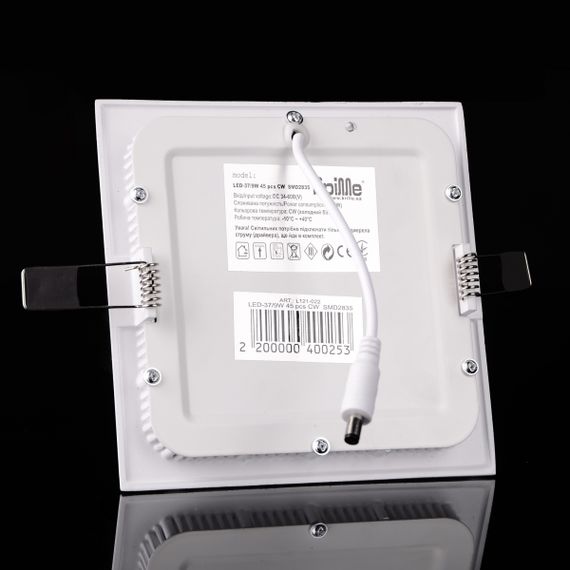Светильник потолочный врезной  светодиодный LED-37/7,5W CW led | Зображення 8