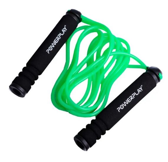 Скакалка PowerPlay 4205 Classic Plus Jump Rope Зелена 2,7 м (PP_4205_Green) | Зображення 1