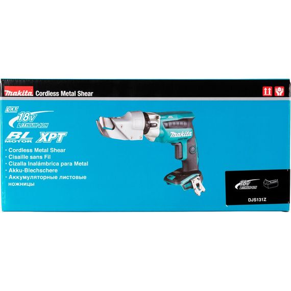 Ножиці по металу акумуляторні Makita DJS131Z (1.3 мм, 3000 хв-1, BL, LXT, без акумуляторів та зарядного пристрою) | Зображення 7