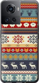 Чехол на OnePlus Ace Рождественский орнамент "3303u-2953-17620"