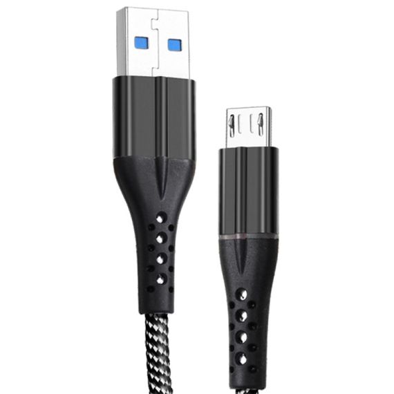 Кабель Micro USB Grunhelm GMC-02MLB, 1 м | Зображення 2