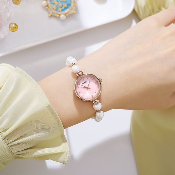 Жіночий годинник Skmei 1983PKWT Pink-White | Зображення 2
