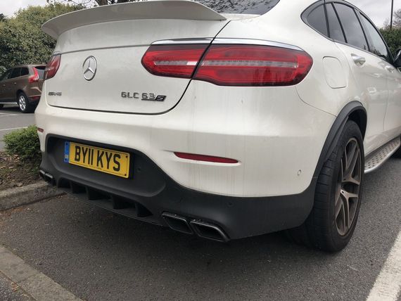 Комплект обвісів 2015-2019 (GLC63 AMG) для Mercedes GLC coupe C253 | Зображення 5