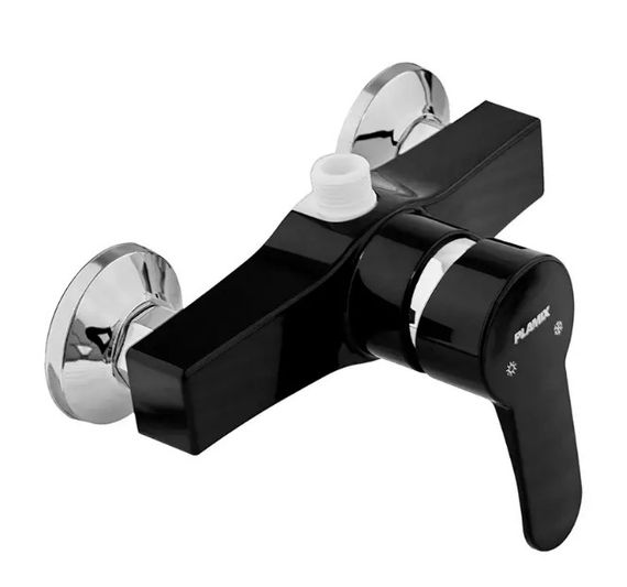 Змішувач для душа Plamix Mario-003 Black (без шланга та лійки) (PM0604)