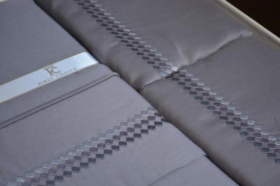 Постільна білизна First Choice V. I. P Satin Moonlight 200 х 220 см Gomez Quicksilver | Зображення 4