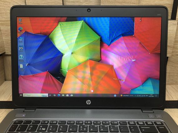 Ноутбук Б-класс HP EliteBook 840 G2 / 14" (1600x900) TN / Intel Core i5-5300U (2 (4) ядра по 2.3 - 2.9 GHz) / 8 GB DDR3 / 250 GB SSD / Intel HD Graphics 5500 / WebCam б/у | Зображення 2
