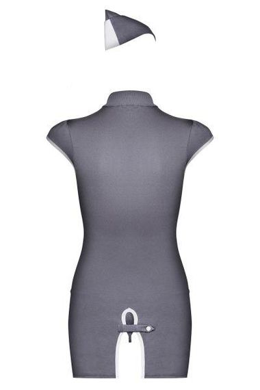 Костюм Стюардесса Stewardess Obsessive grey S/M sexstyle | Зображення 1