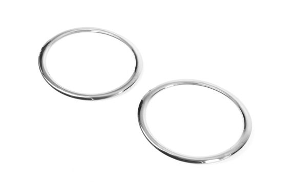 Накладки на противотуманки (2009-2013 2 шт., нерж) для Skoda Yeti