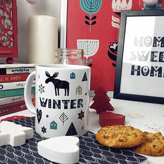 Чашка з принтом Winter 330 мл (KR_19NG038)