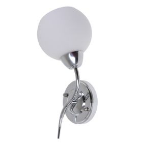 Бра настенное накладное шар LK-650W/1 E27 CH