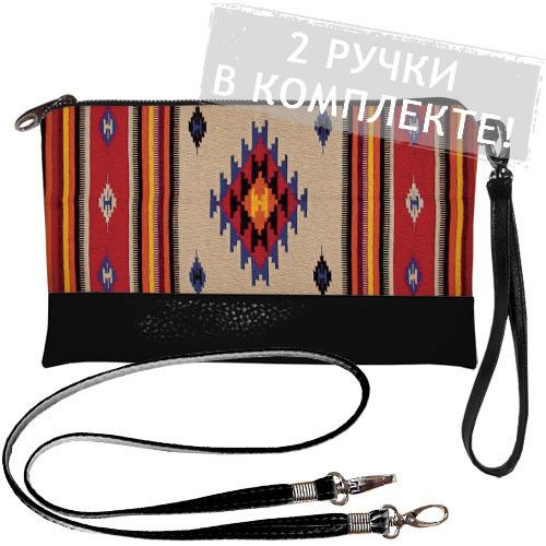 Клатч через плече 25x15 см (KL_15NGETN010_BL)