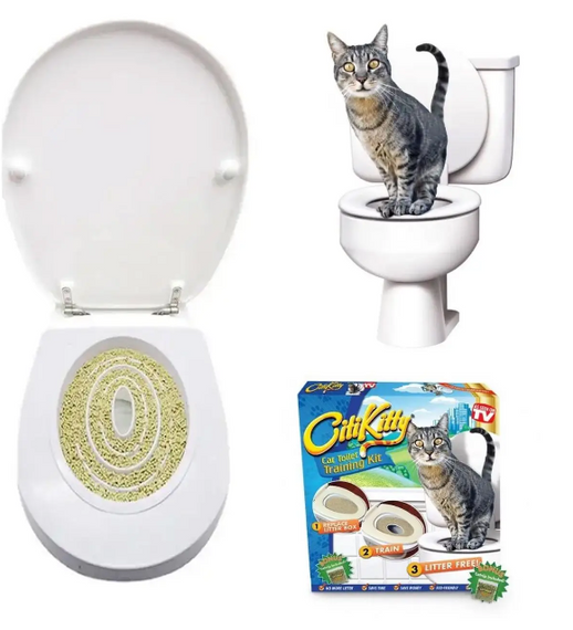 CitiKitty Котячий туалет, Накладка на унітаз для котів   знижка | Зображення 5