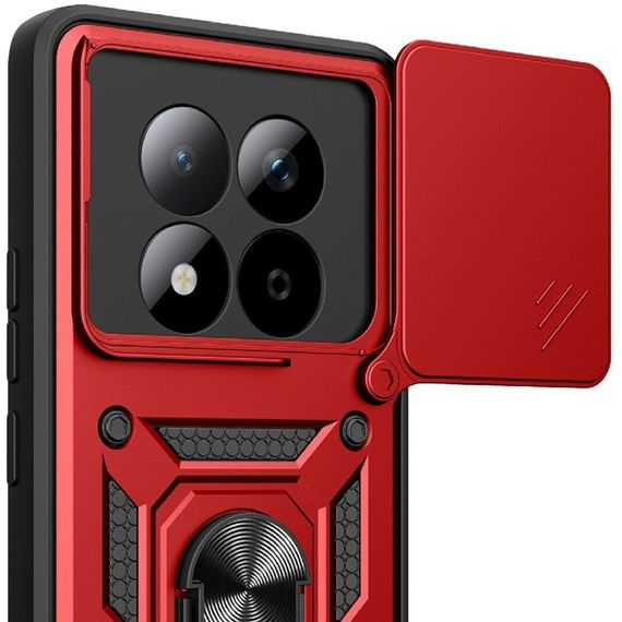 Чохол Ummi Camshield Serge Ring для Xiaomi Redmi Note 15 Pro+ 5G / Poco M8 Pro 5G Червоний / Red | Зображення 2