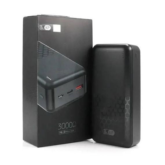 Power Bank 30000 mAh 22.5W KP-33 Чорний