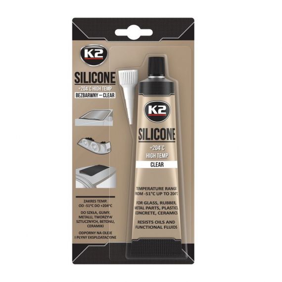 Силіконовий герметик K2 SIL CLEAR 85g Безколірний B255