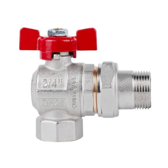 Кран кульовий Icma FAR. ROSSA 3/4" кутовий №361 | Зображення 2