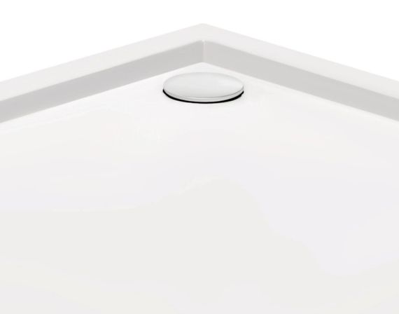 Набір Qtap Душова кабіна Taurus CRM1011SC6, квадратна, скло прозоре 6 мм + Душовий піддон Tern 301112 | Зображення 2