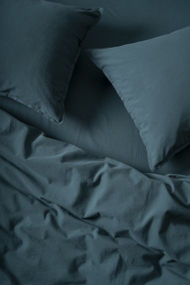 Комплект постільної білизни SoundSleep Stonewash Adriatic dark green євро зелений (92670563) | Зображення 8