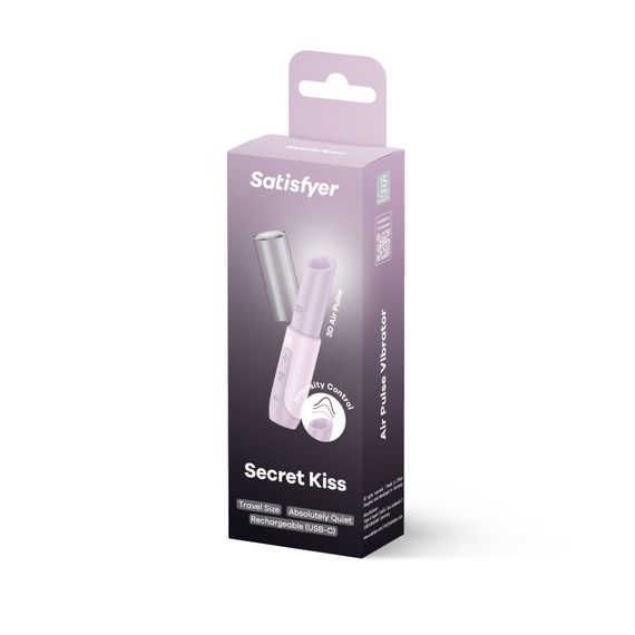 Вакуумний стимулятор Satisfyer Secret Kiss, магнітна технологія 3D Air Pulse, 30 режимів, кришечка | Зображення 5