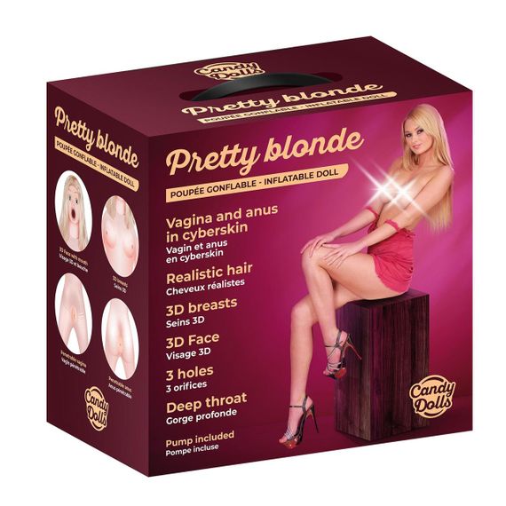 Надувная секс кукла Candy Dolls Pretty Blonde sexstyle | Зображення 1
