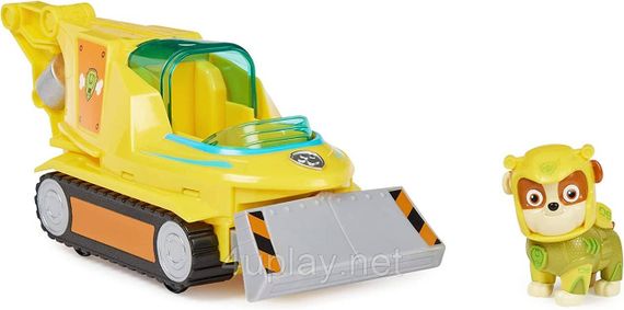 Щенячий Патруль спасательная машина-трансформер лодка Крепыша Paw Patrol Aqua Pups Rubble Hammerhead Shark | Зображення 4
