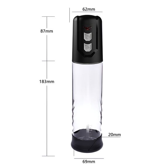 Автоматична вакуумна помпа із зарядкою від USB CANWIN Penis Pump - P402AU Sex Aura | Зображення 5