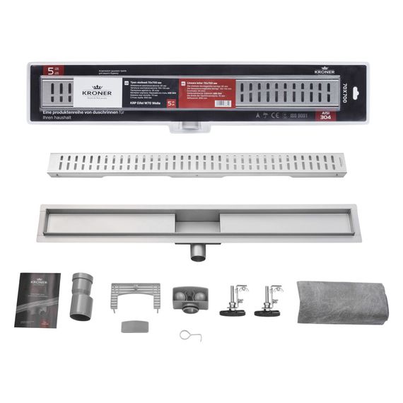 Линейный трап Kroner KRP Eifel W70 Welle с сухим затвором (CV034163) | Зображення 3