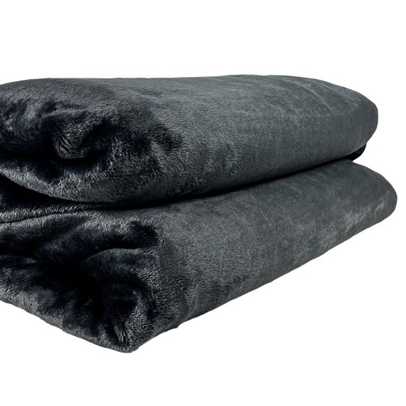 Плед Emily Manner велсофт 150х200 см 300 гм2 Graphite (94326093) | Зображення 5