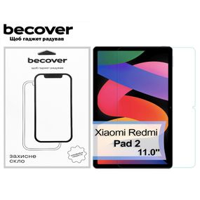 Скло захисне BeCover Xiaomi Redmi Pad 2 11.0 (713570)