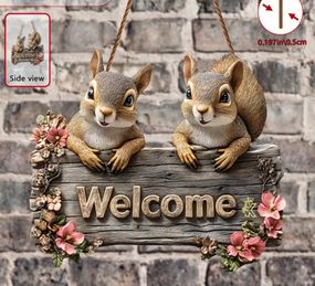 Табличка-постер  Welcome Белки