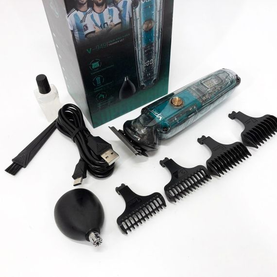 Електрична машинка тример для волосся і бороди VGR V-949, Машинка для стрижки на акумуляторі BN-15 | Зображення 3