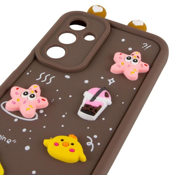 Чехол TPU Toys Case with Ears для Samsung Galaxy A26 5G Brown | Зображення 3