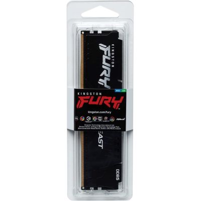 Модуль памяти для компьютера DDR5 32GB 5200 MHz Fury Beast Black Kingston Fury (ex.HyperX) (KF552C40BB-32) | Зображення 4