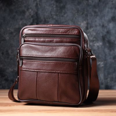 Сумка Vintage З натуральної шкіри Коричнева (22858) | Зображення 4