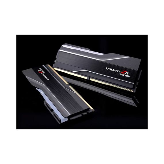 Модуль памяти для компьютера DDR5 48GB (2x24GB) 6000 MHz Trident Z5 Neo RGB Matte Black G.Skill (F5-6000J4048F24GX2-TZ5NR) | Зображення 3