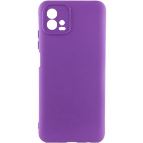 Чохол TPU GETMAN Liquid Silk Full Camera для Motorola Moto G72 Фіолетовий / Purple