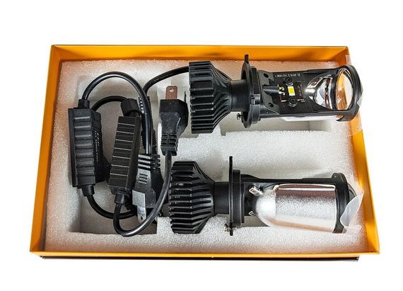 Комплект світлодіодних лінз HeadLight Y6D BI-LED H4 12/24V | Зображення 2