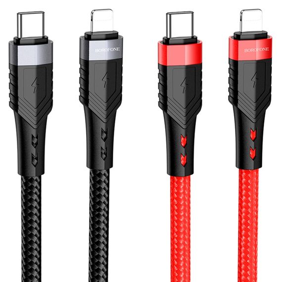 Кабель для зарядки телефона. USB Borofone BU35 PD Type-C to Lightning 1,2m