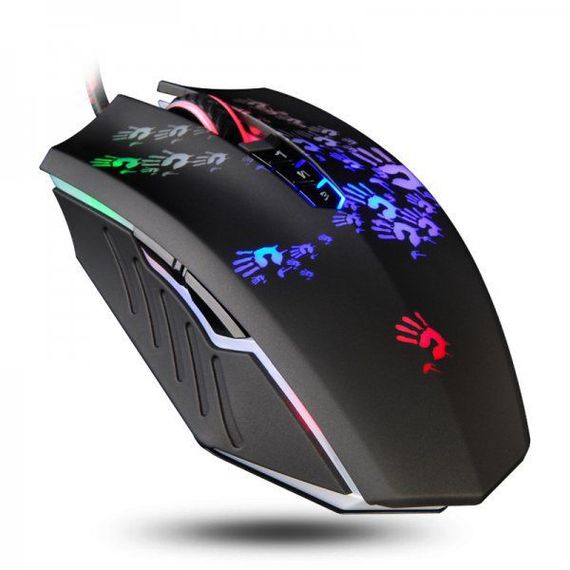 Миша ігрова A4-Tech Bloody A60 Activated, Gaming, металеві ніжки, чорна | Зображення 4