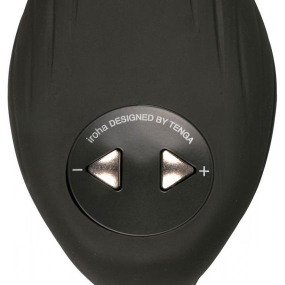 Вібратор для клітора у формі кита Iroha+ Yoru Tenga, медичний силікон, чорний | Зображення 1