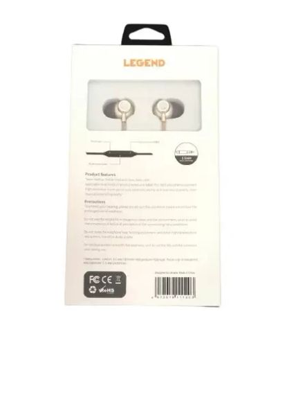 Навушники вакуумні LEGEND LD1013 | Зображення 2