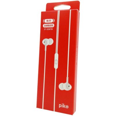Наушники Piko EP-103WTM White (1283126477812) (1283126477812) | Зображення 1