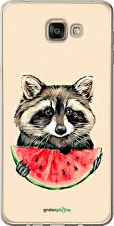 Чохол на Samsung Galaxy A9 Pro Єнотик з кавуном "4605u-724-2448"