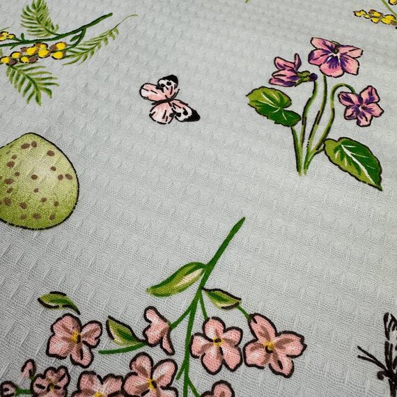 Кухонний рушник SoundSleep Квітучий день 34х60 см вафельний (94399684) | Зображення 4