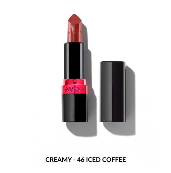Зволожувальна кремова губна помада Avon "Ультра" 46 Холодна кава (46 Iced Coffee) 3,6г